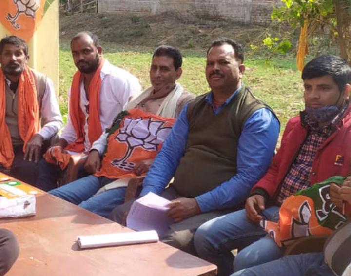 भाजपा का परीक्षण शिविर को लेकर तेरुखा में बैठक आयोजित