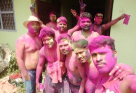 लक्ष्मीपुर प्रखंड में शांतिपूर्ण तरीके से  रंगो का त्यौहार होली मनाया गया