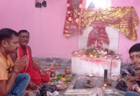 नेम निष्ठा के साथ मां काली की सलौनी पूजा सम्पन्न