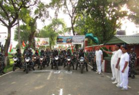 हर घर तिरंगा अभियान को लेकर सीआरपीएफ ने निकाला बाइक रैली