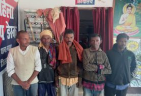 शराब के नशे में हो हंगामा करते  पांच शराबी को पुलिस ने किया गिरफ्तार