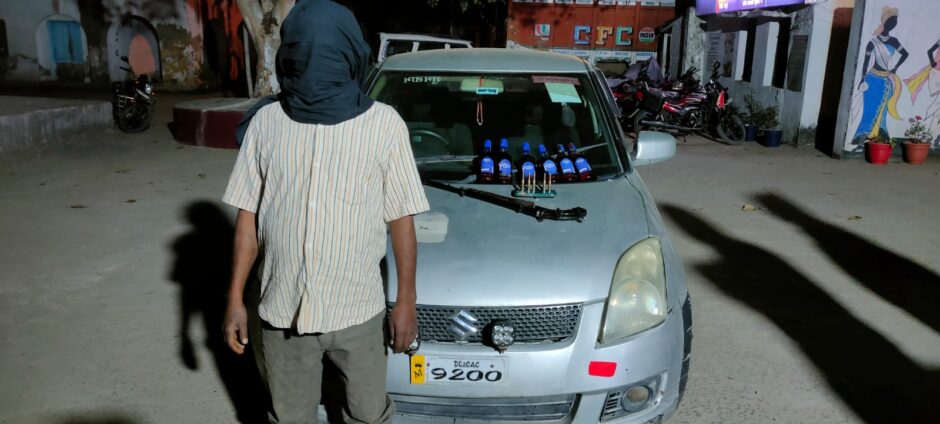 रात्रि गश्ती के दौरान सिकंदरा पुलिस को मिली एक बड़ी कामयाबी हथियार एवं शराब के साथ एक युवक को भी किया गिरफ्तार