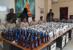 पंजाब नंबर के लग्जरी कार से शराब की तस्करी, पुलिस ने  कार से भारी मात्रा में जप्त किया विदेशी शराब