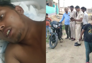 आजाद नगर मोहल्ले में दो गुटों के बीच झड़प, एक युवक को लगा चाकू, दो बाइक क्षतिग्रस्त