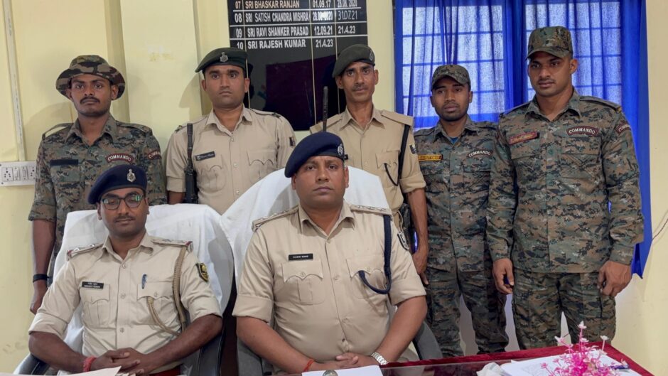 जमुई पुलिस की बड़ी सफलता: 6 साल से फरार नक्सली सुमा राणा गिरफ्तार